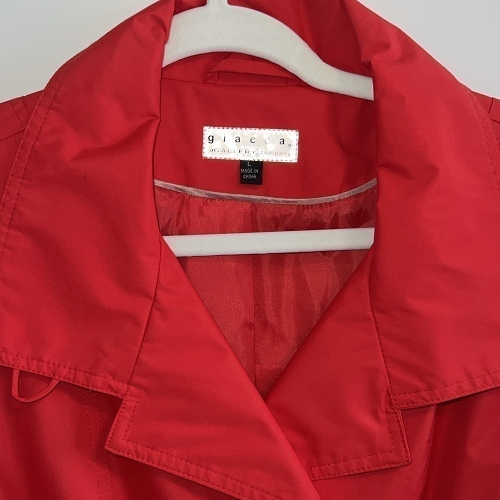 Giacca - Short raincoat - orange/reddish color - size large - Picture 3 of 13